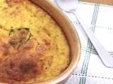 Clafoutis express aux épinards, jambon et maïs à la Savora