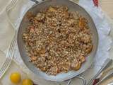 Crumble pommes & mirabelles au sarrasin (vegan&sans gluten)