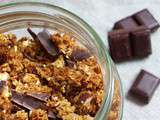 Granola choco-coco noisettes au miel