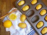 Madeleines d'antan au citron et au miel