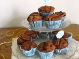 Muffins sans beurre au chocolat et groseilles