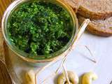 Pesto cru au chou kale et noix de cajou