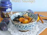 Porridge aux mirabelles et mûres sauvages