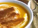 Soupe de butternut au café