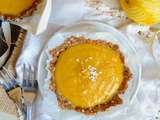 Tartelettes crues au citron, mangue et vanille