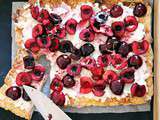 Tarte rustique aux cerises, ricotta et amandes de Martha Stewart