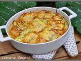 Gratin de courgette au morbier