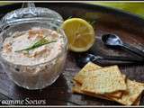 Rillettes de truite au citron confit et à la ciboulette