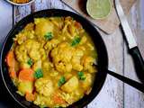 Curry de légumes au curcuma : facile et parfumé