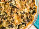 Quiche aux poireaux et Munster au cumin