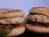 Burgers de Poulet & Salsa de Tomates