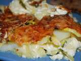 Courgettes façon gratin dauphinois