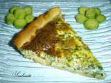 Quiche au saumon fumé et ciboulette