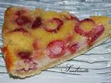 Tarte aux cerises et amandes