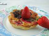 Tartelettes aux fraises et chocolat blanc