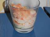 Verrine pamplemousse-crevette