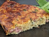 Clafoutis courgettes bacon ig bas