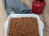 Crumble aux pommes ig bas