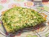 Focaccia à la courgette et à la feta