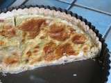 Quiche au munster et aux lardons