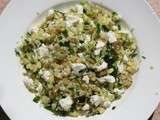 Salade de courgettes et feta