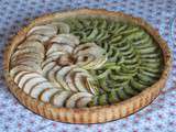 Tarte aux pommes et aux kiwis