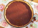 Tarte chocolat au lait et caramel au beurre salé