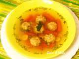 Soupe aux boulettes de viande