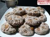 Biscuits sucrés aux algues, caramel et farine de blé noir