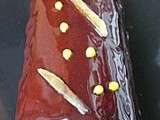 Bûche pâtissière 2012, citron-praliné