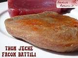 Connaissez-vous le battili ? Et tartare de thon frais et séché  à la basquaise 