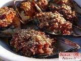 Pintxo : moule d'Espagne gratinée au riz