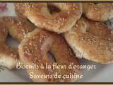 Biscuit à la fleur d'oranger sans oeufs: kaak bezhar