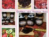 Confiture   maison   mûres framboises fraises ... Un trio de choc