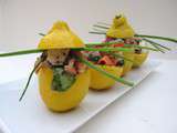 Citrons farcis aux saveurs marines