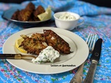 Beignets de courgettes et Manouri d'Ottolenghi