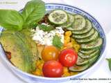 Buddha Bowl au Maïs, Céréales et Légumes croquants