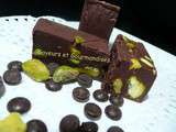 Chocolate pistachio fudge