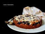 Gâteau Pomme/Myrtilles aux amandes effilées