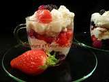 Mousse de mascarpone aux fruits rouges