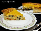 Quiche aux légumes et fromages (recette simple)