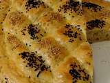 Turkish Pide bread, pain turc