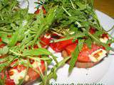 Tartine tomate et feta