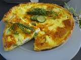 Quiche a la courgette et au ricotta