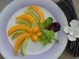 Salade d’avocats et melons