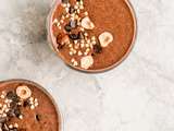 Smoothie d’automne (banane, cacao, noisette)