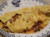 Omelette aux champignons des bois