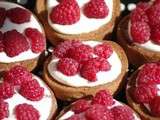 Tartelettes aux framboises