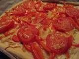 Tarte aux poivrons et à la tomate