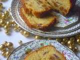 Cake au magret de canard fumé et figues séchées au porto